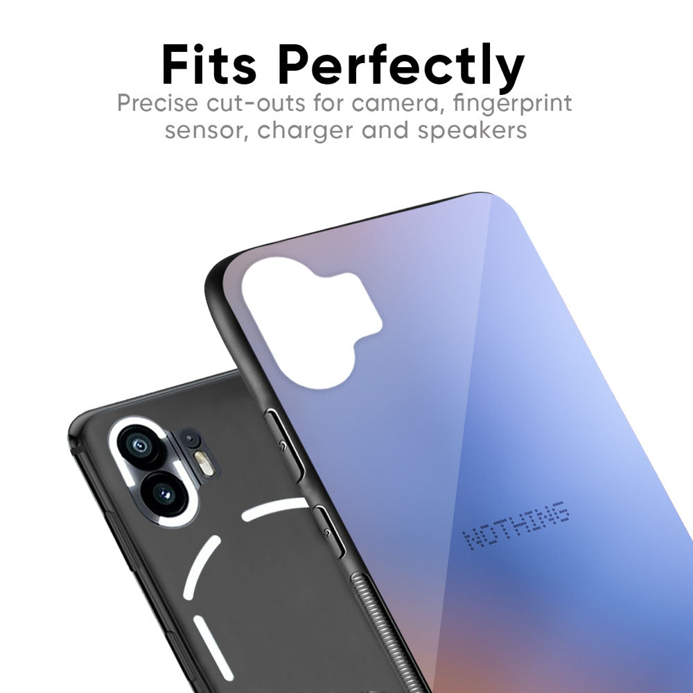 Blue Aura Glass Case for Nothing Phone 1
