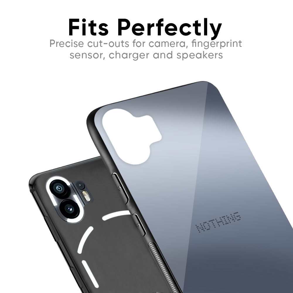 Space Grey Gradient Glass Case for Nothing Phone 1