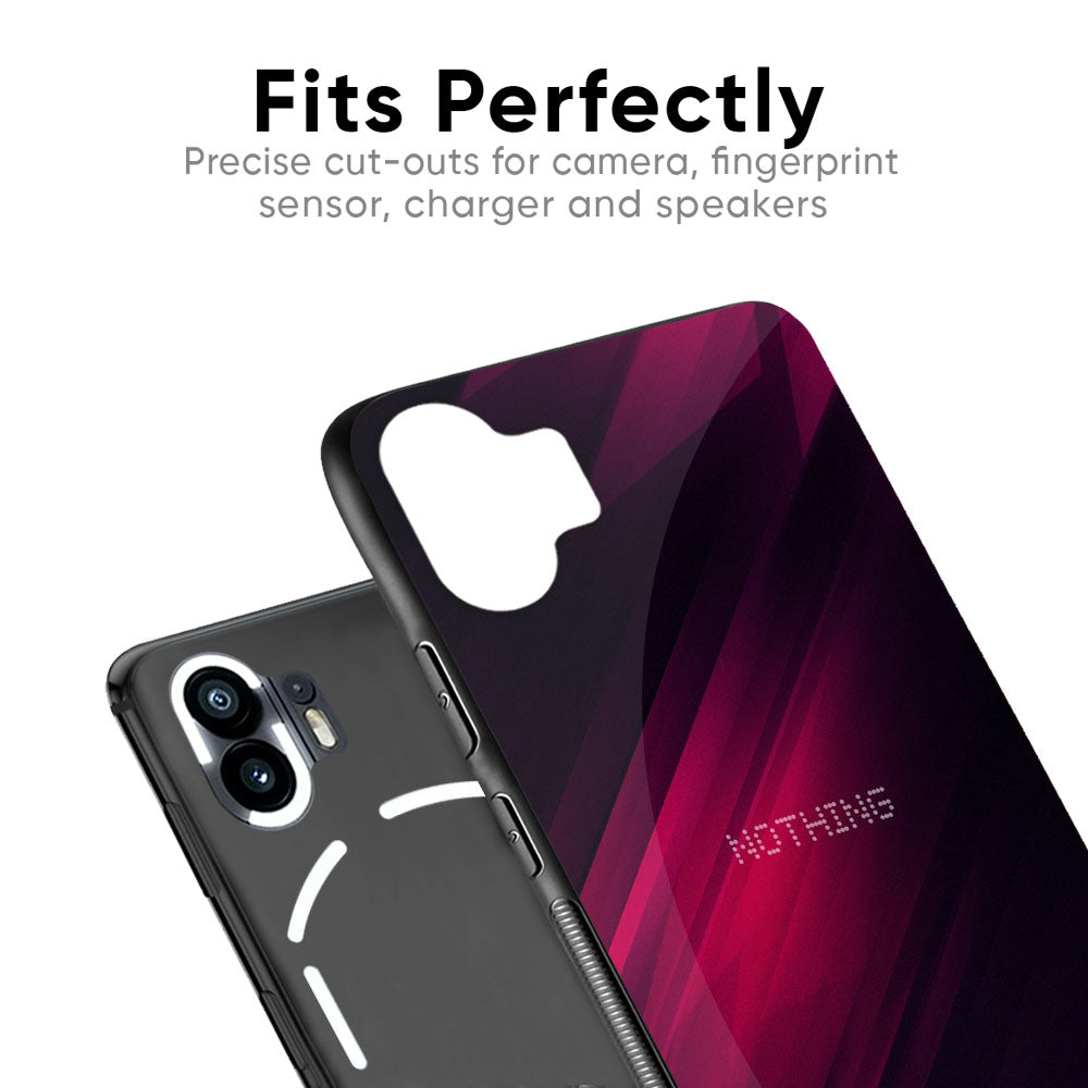 Razor Black Glass Case for Nothing Phone 2