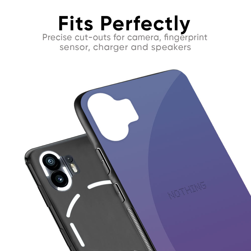 Indigo Pastel Glass Case For Nothing Phone 2