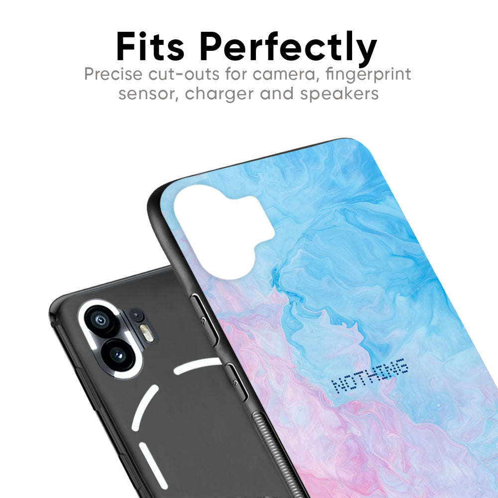 Mixed Watercolor Glass Case for Nothing Phone 2
