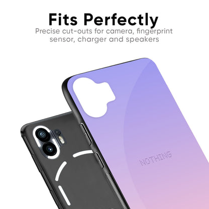 Lavender Gradient Glass Case for Nothing Phone 2