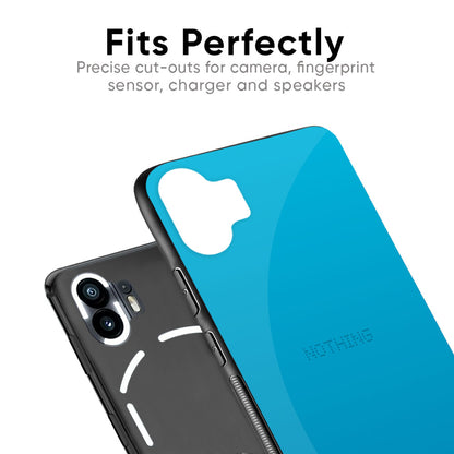 Blue Aqua Glass Case for Nothing Phone 2