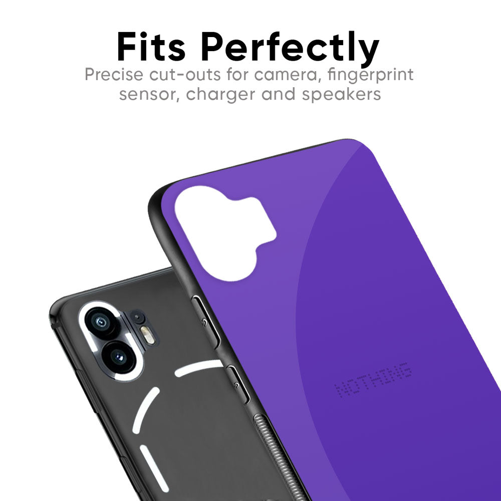 Amethyst Purple Glass Case for Nothing Phone 2