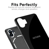 Jet Black Glass Case for Nothing Phone 2