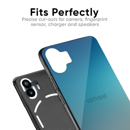 Sea Theme Gradient Glass Case for Nothing Phone 1