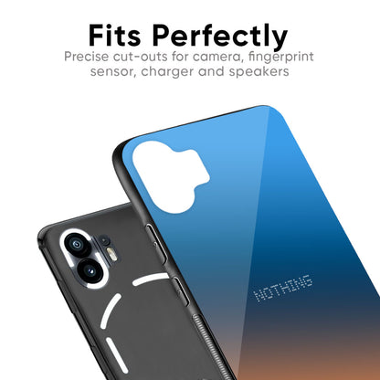 Sunset Of Ocean Glass Case for Nothing Phone 1