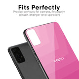 Pink Ribbon Caddy Glass Case for Oppo Find X2