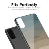 Abstract Mountain Pattern Glass Case for Oppo Find X2