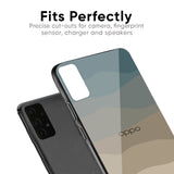 Abstract Mountain Pattern Glass Case for Oppo Reno 3