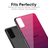 Wavy Pink Pattern Glass Case for Oppo F11 Pro
