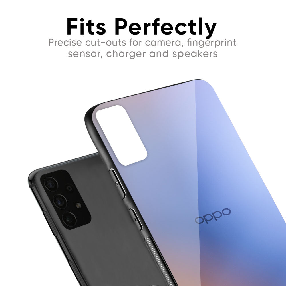 Blue Aura Glass Case for Oppo F11 Pro
