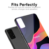 Colorful Fluid Glass Case for Oppo F11 Pro