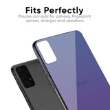 Indigo Pastel Glass Case For Oppo Find X2