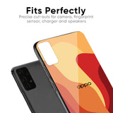 Magma Color Pattern Glass Case for Oppo Find X2