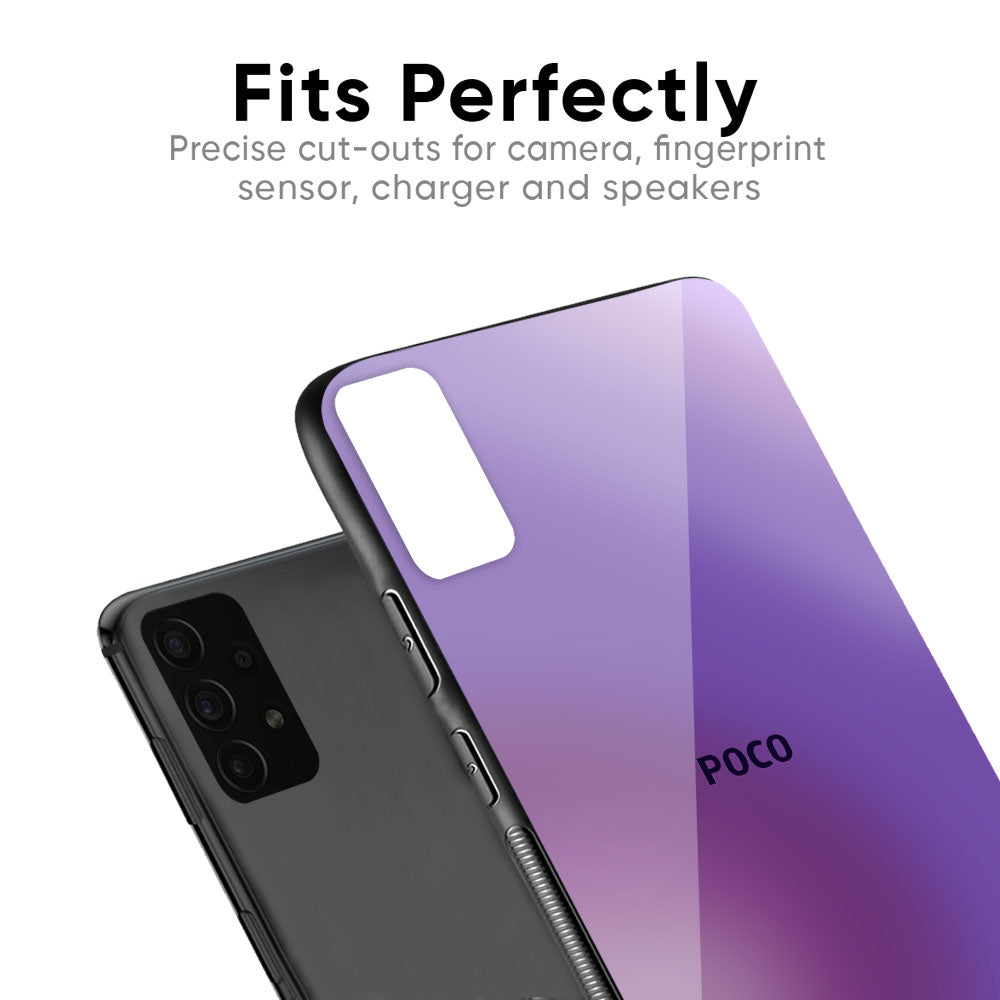 Ultraviolet Gradient Glass Case for Poco X2