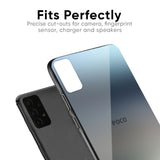 Tricolor Ombre Glass Case for Poco M2 Pro