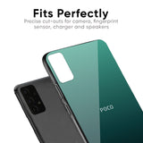 Palm Green Glass Case For Poco M2 Pro