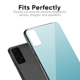 Arctic Blue Glass Case For Realme C3