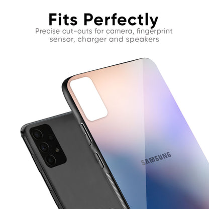 Blue Mauve Gradient Glass Case for Samsung Galaxy F41