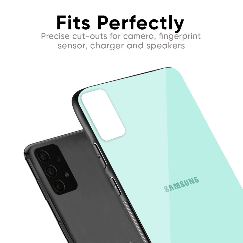 Teal Glass Case for Samsung Galaxy A30s