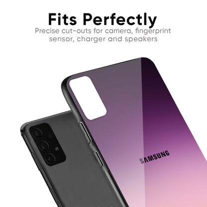 Purple Gradient Glass case for Samsung Galaxy F41