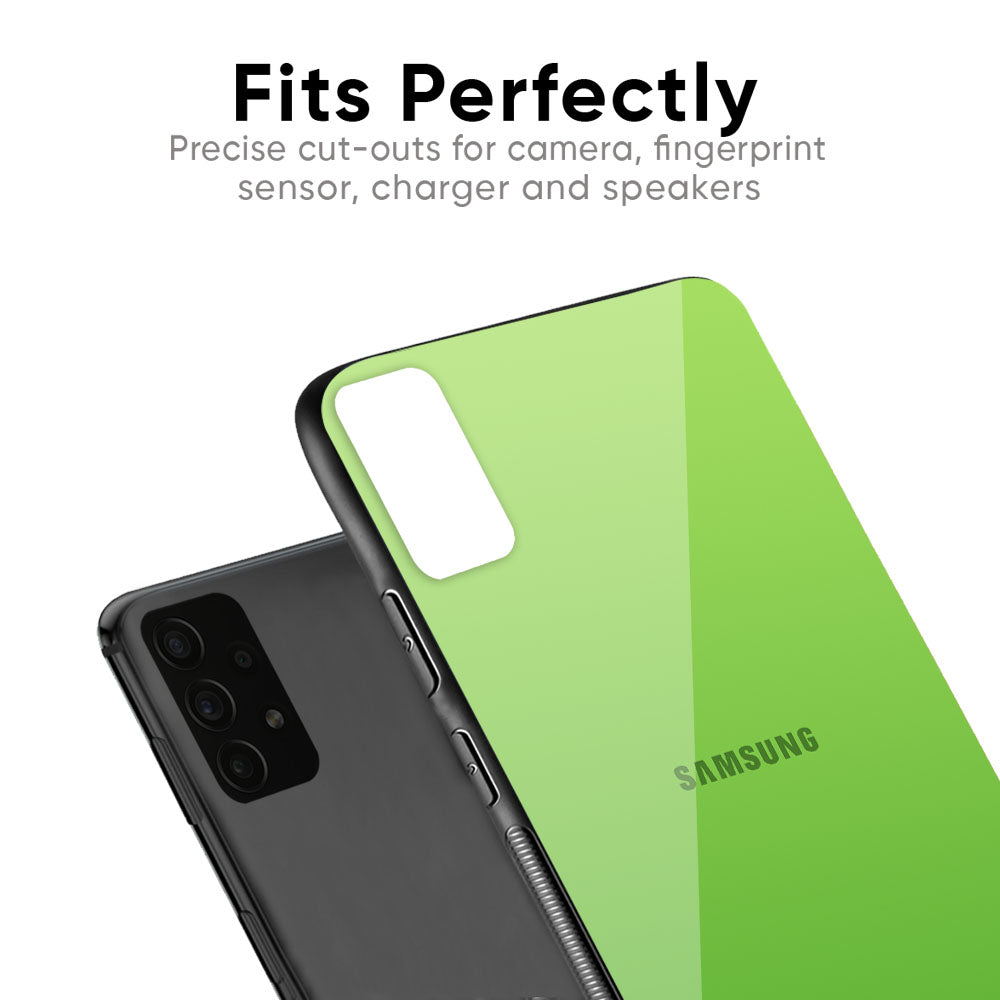 Paradise Green Glass Case For Samsung Galaxy F41