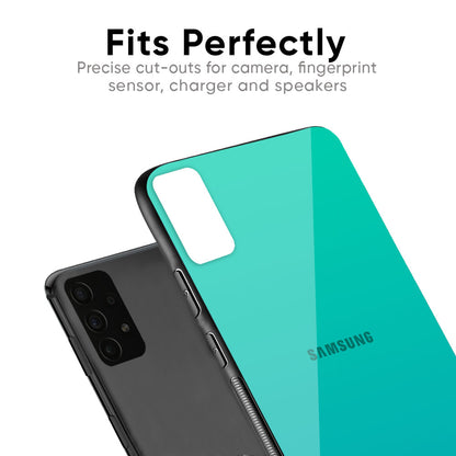 Cuba Blue Glass Case For Samsung Galaxy F41