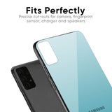 Arctic Blue Glass Case For Samsung Galaxy A31