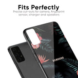 Tropical Art Flower Glass Case for Samsung Galaxy M40