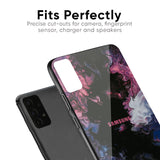 Smudge Brush Glass case for Samsung Galaxy A50s