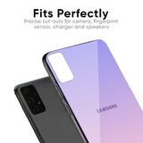 Lavender Gradient Glass Case for Samsung Galaxy A71