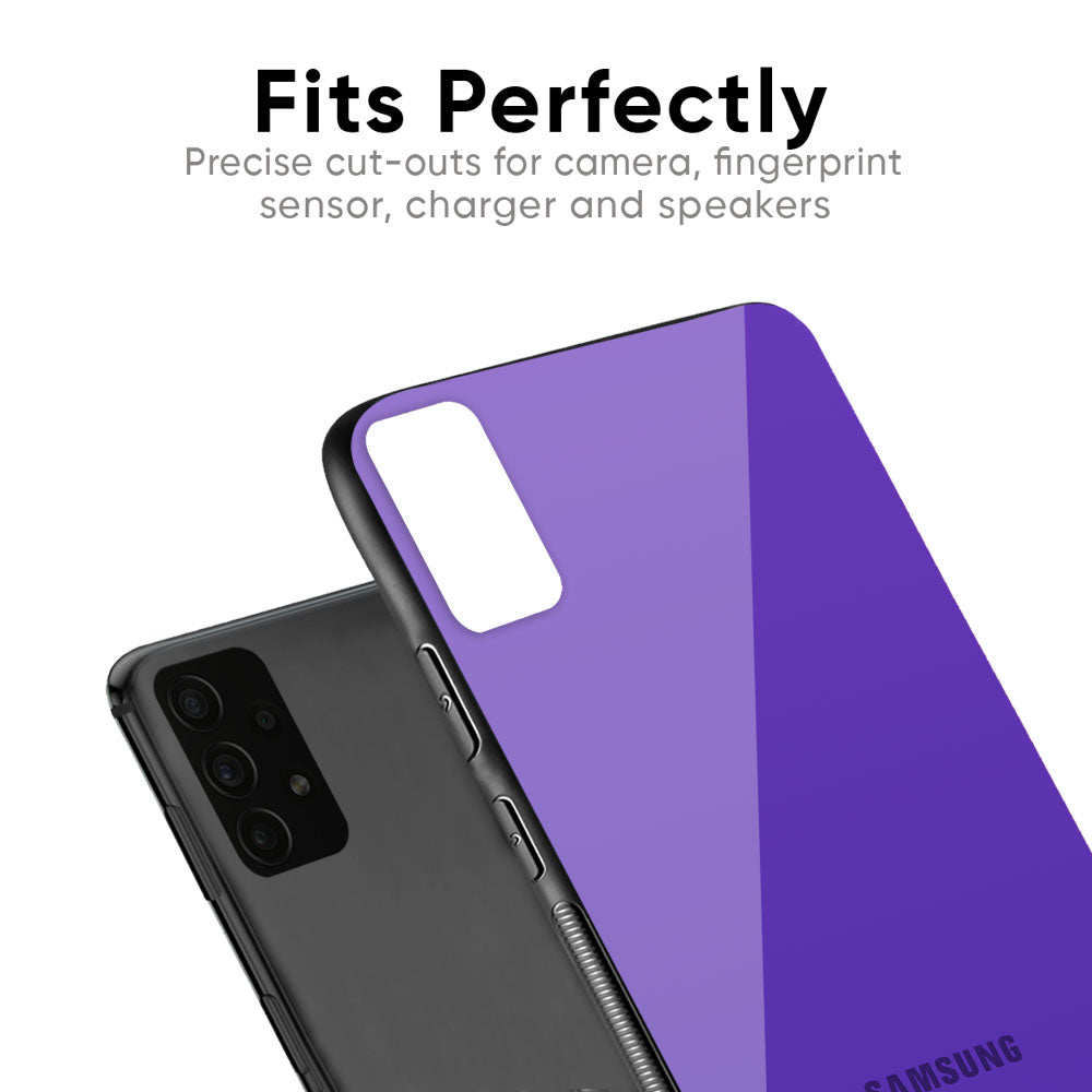 Amethyst Purple Glass Case for Samsung Galaxy F41