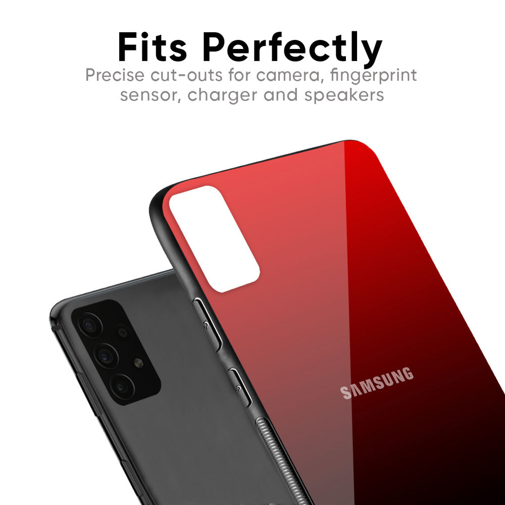Maroon Faded Glass Case for Samsung Galaxy S20 Plus