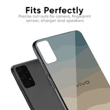 Abstract Mountain Pattern Glass Case for Vivo Y51 2020
