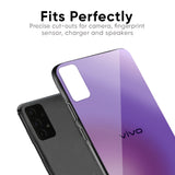 Ultraviolet Gradient Glass Case for Vivo Y51 2020