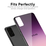 Purple Gradient Glass case for Vivo Z1 Pro