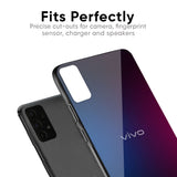Mix Gradient Shade Glass Case For Vivo V15 Pro