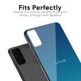Celestial Blue Glass Case For Vivo Y51 2020