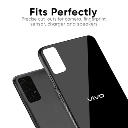 Jet Black Glass Case for Vivo V17 Pro