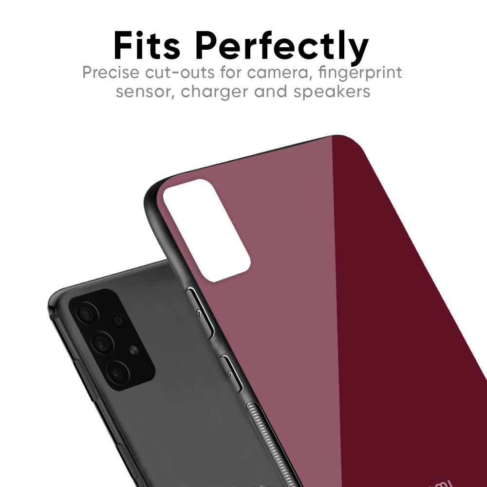 Classic Burgundy Glass Case for Xiaomi Mi A3