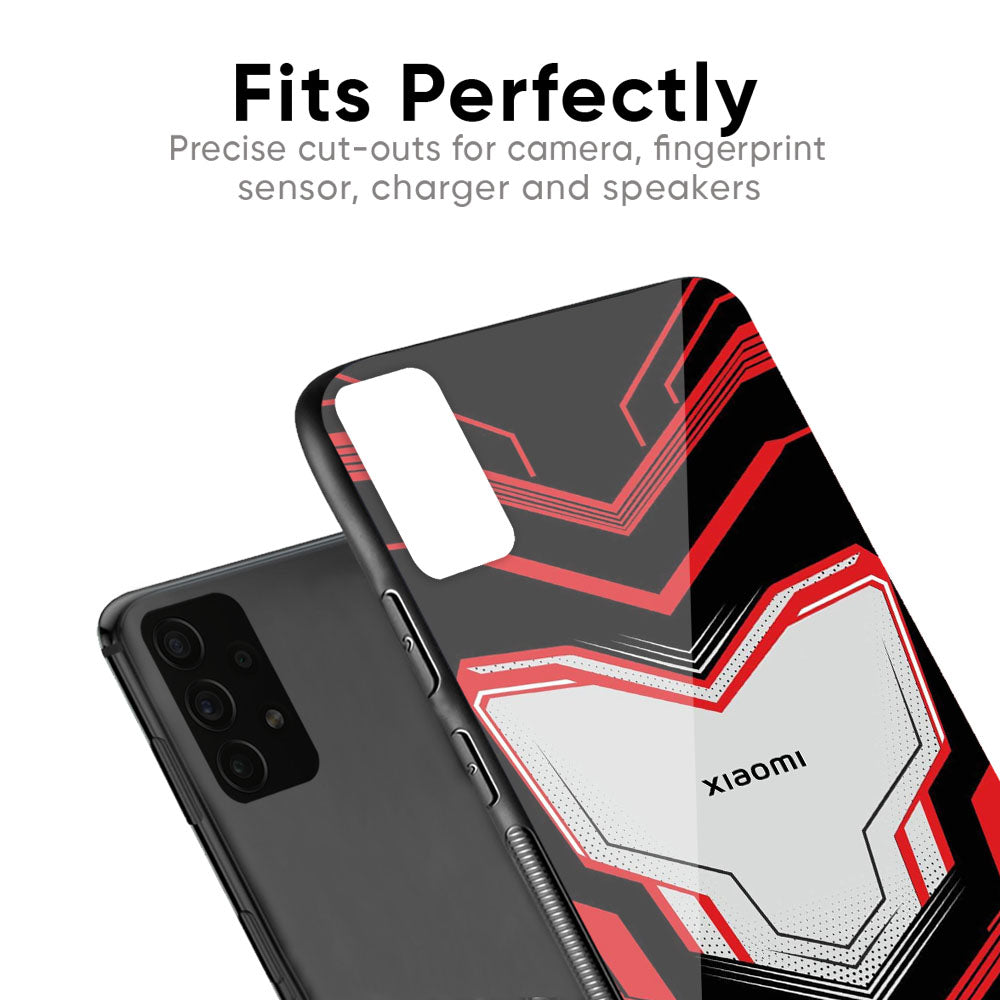 Quantum Suit Glass Case For Xiaomi Mi A3