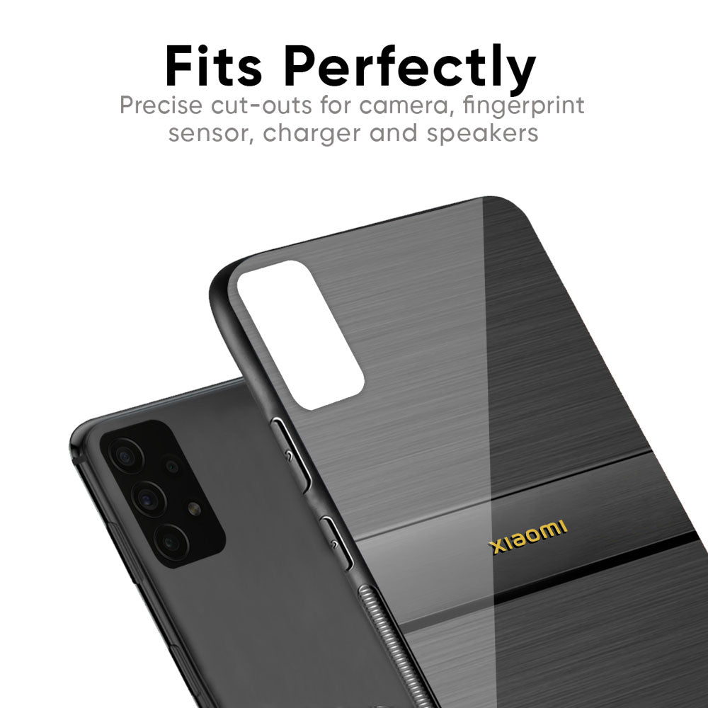Grey Metallic Glass Case For Xiaomi Mi A3