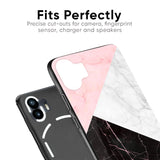 Marble Collage Art Glass Case For Nothing Phone 2