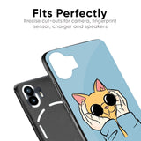 Adorable Cute Kitty Glass Case For Nothing Phone 2