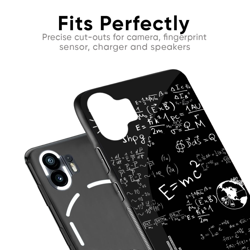 Funny Math Glass Case for Nothing Phone 2