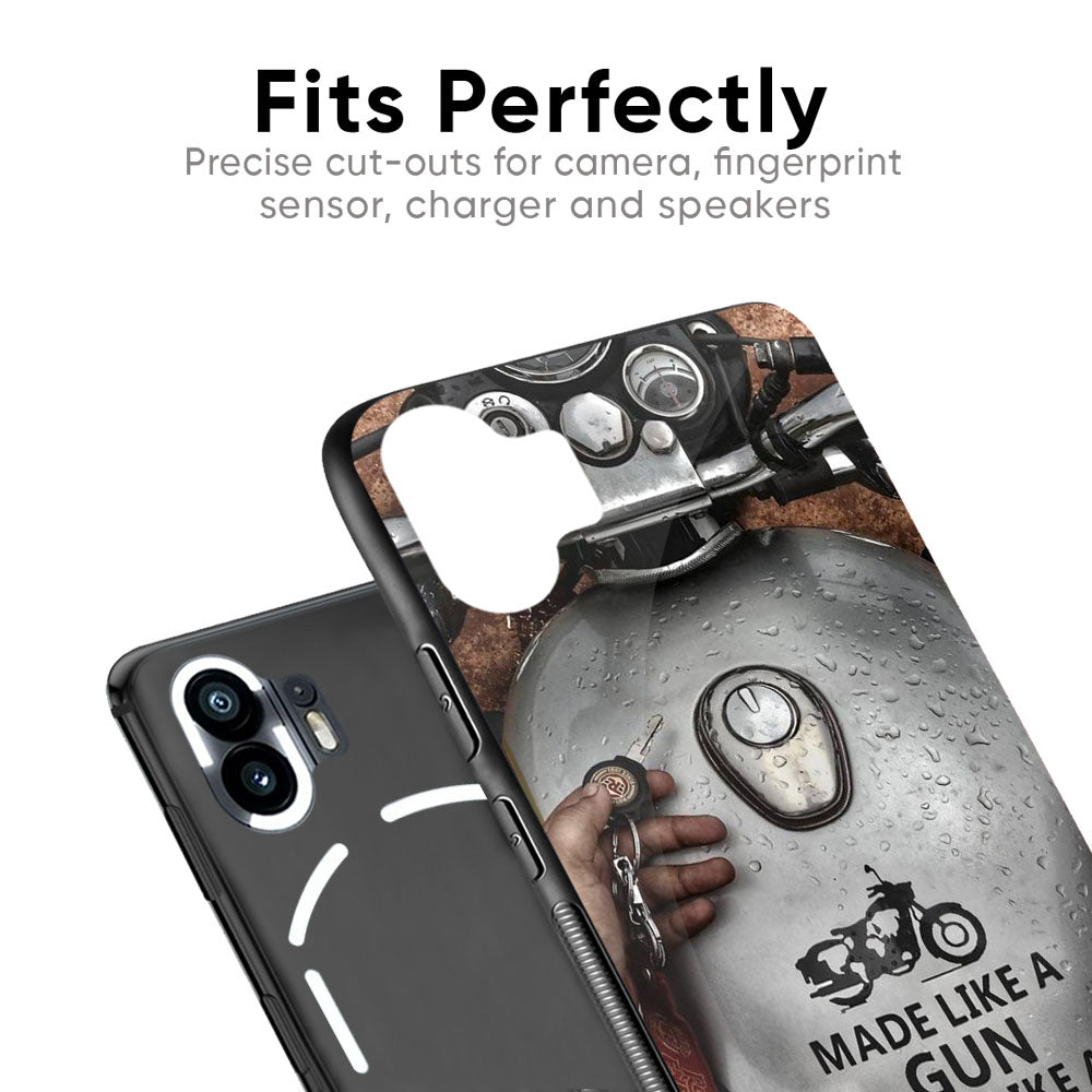 Royal Bike Glass Case for Nothing Phone 2