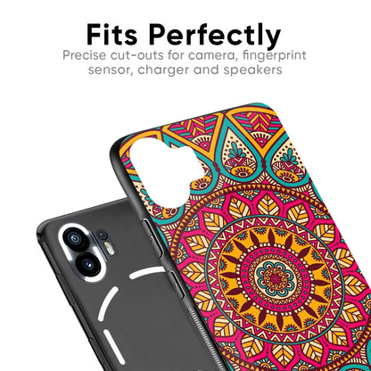 Elegant Mandala Glass Case for Nothing Phone 2