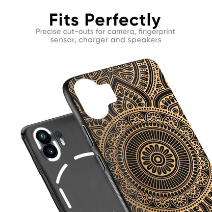 Luxury Mandala Glass Case for Nothing Phone 2