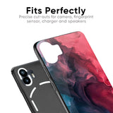 Blue & Red Smoke Glass Case for Nothing Phone 2